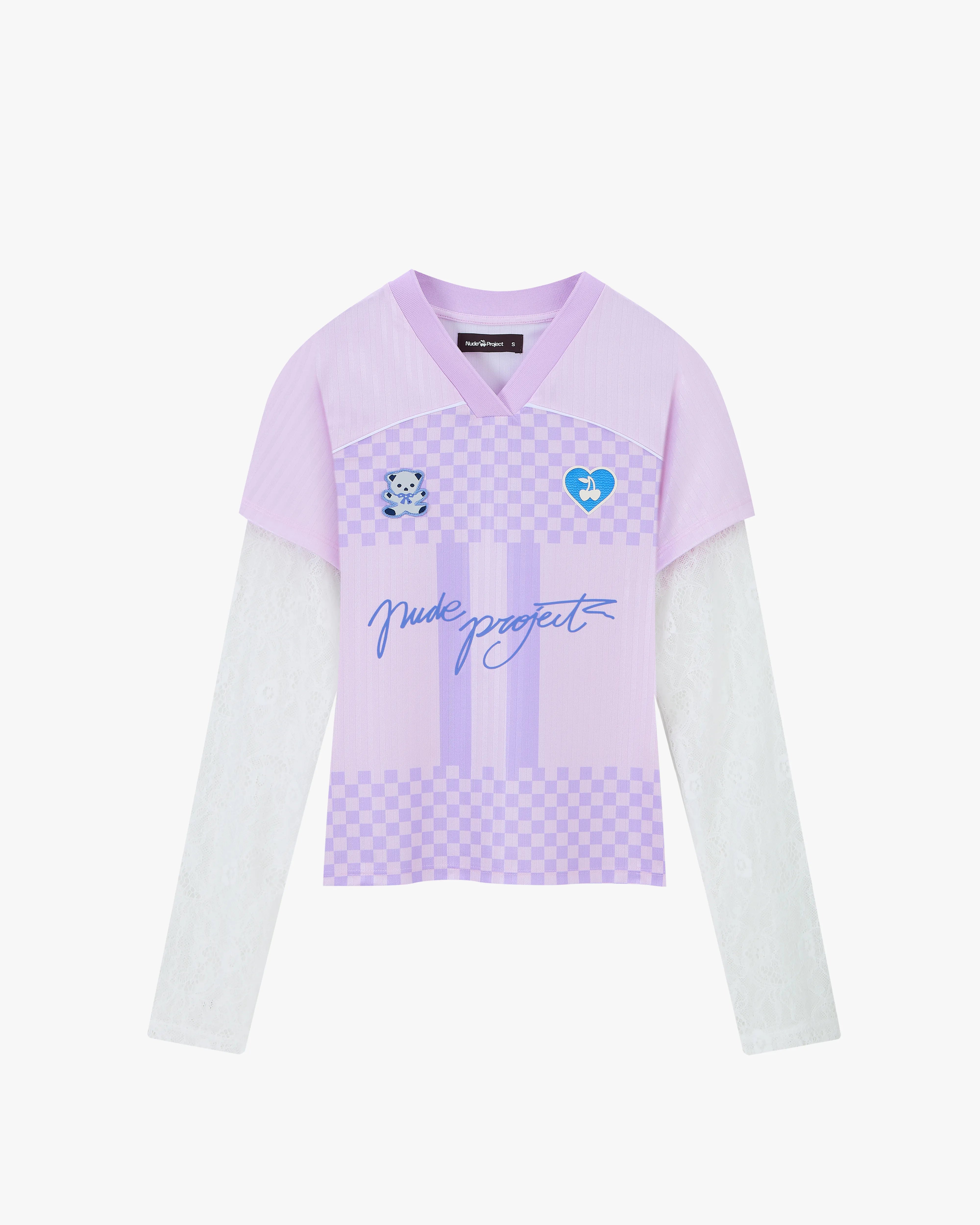 Osito Football Lace Long-Sleeve Tee
