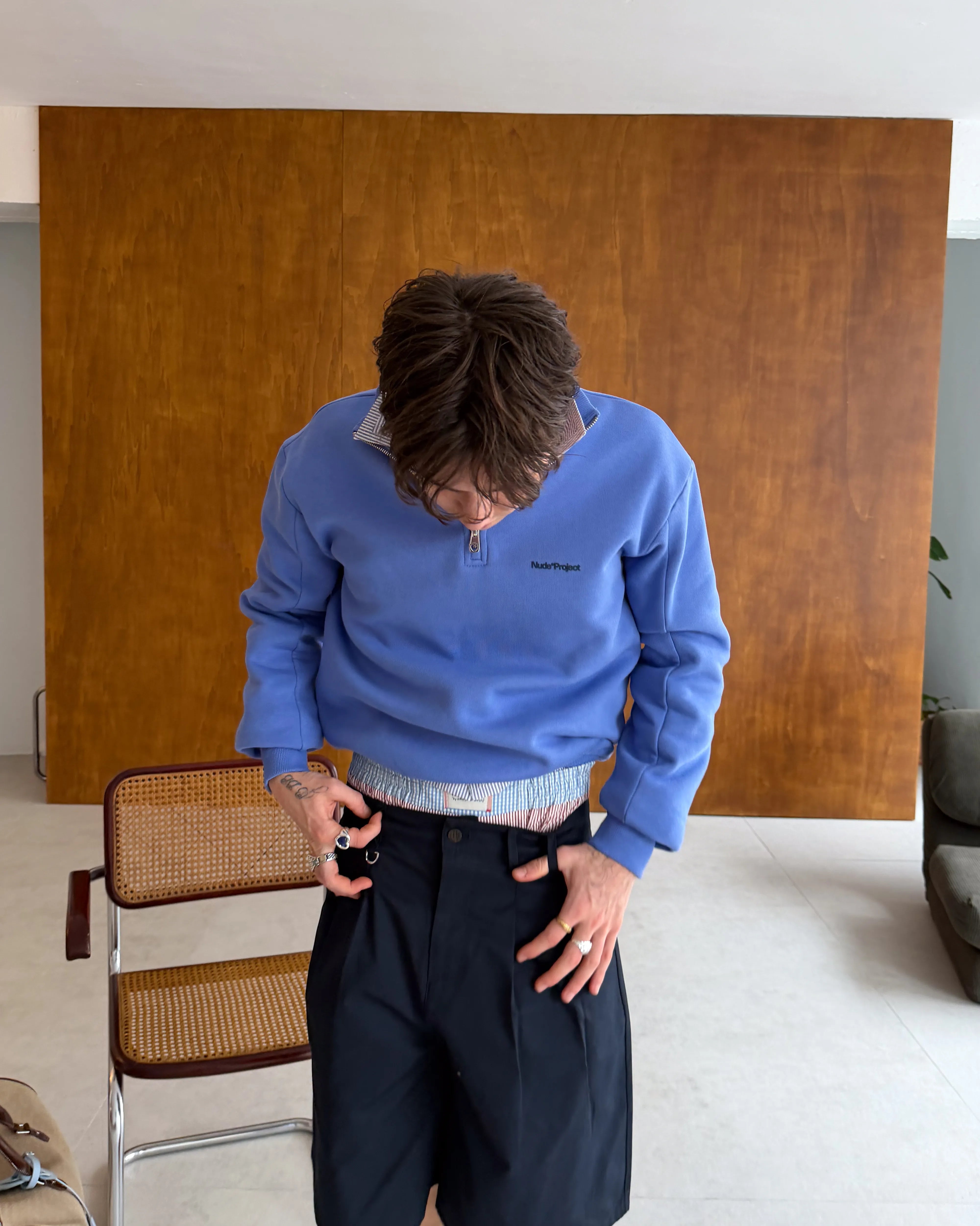 Origins Quarter-Zip Blue