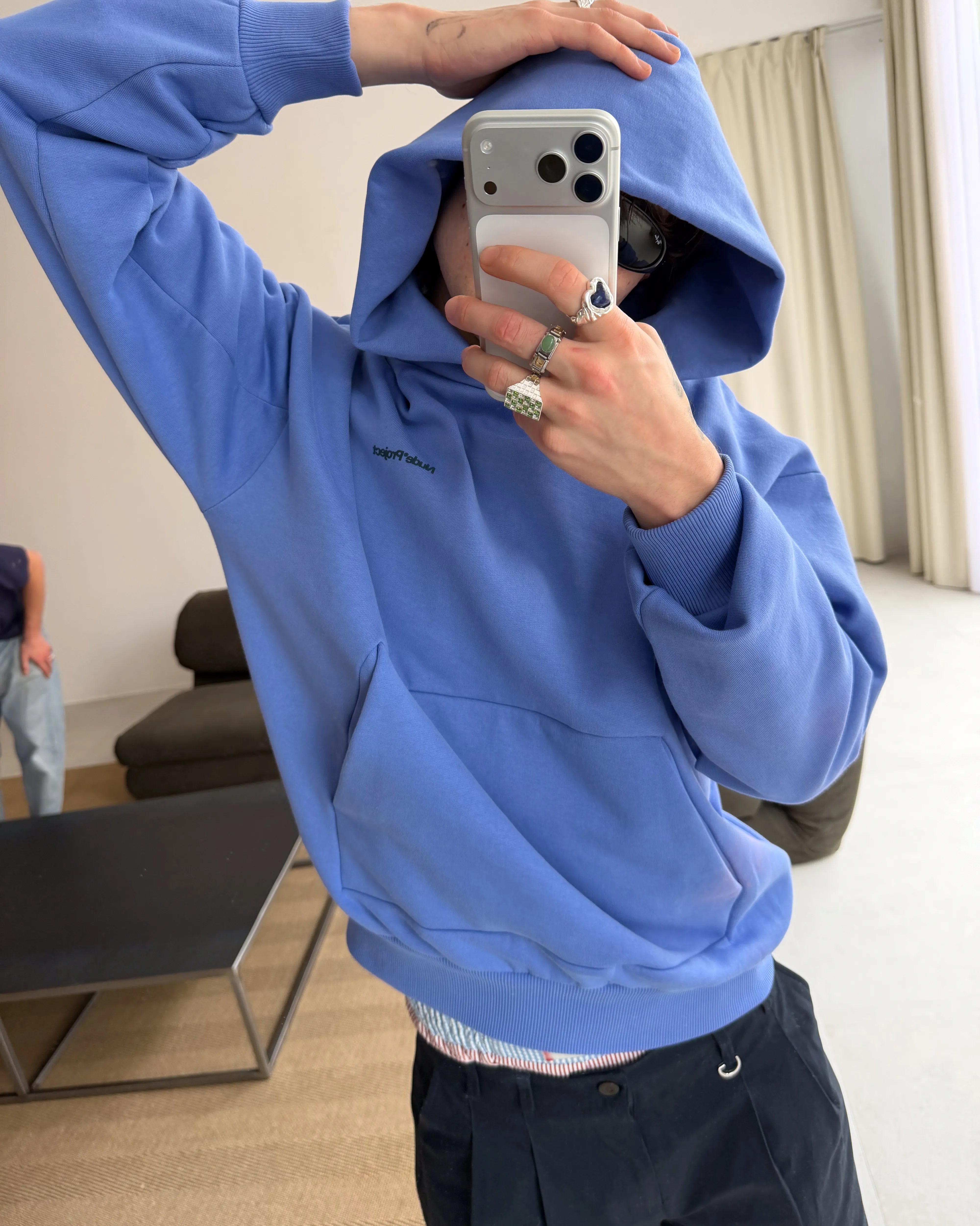 Origins Hoodie Blue