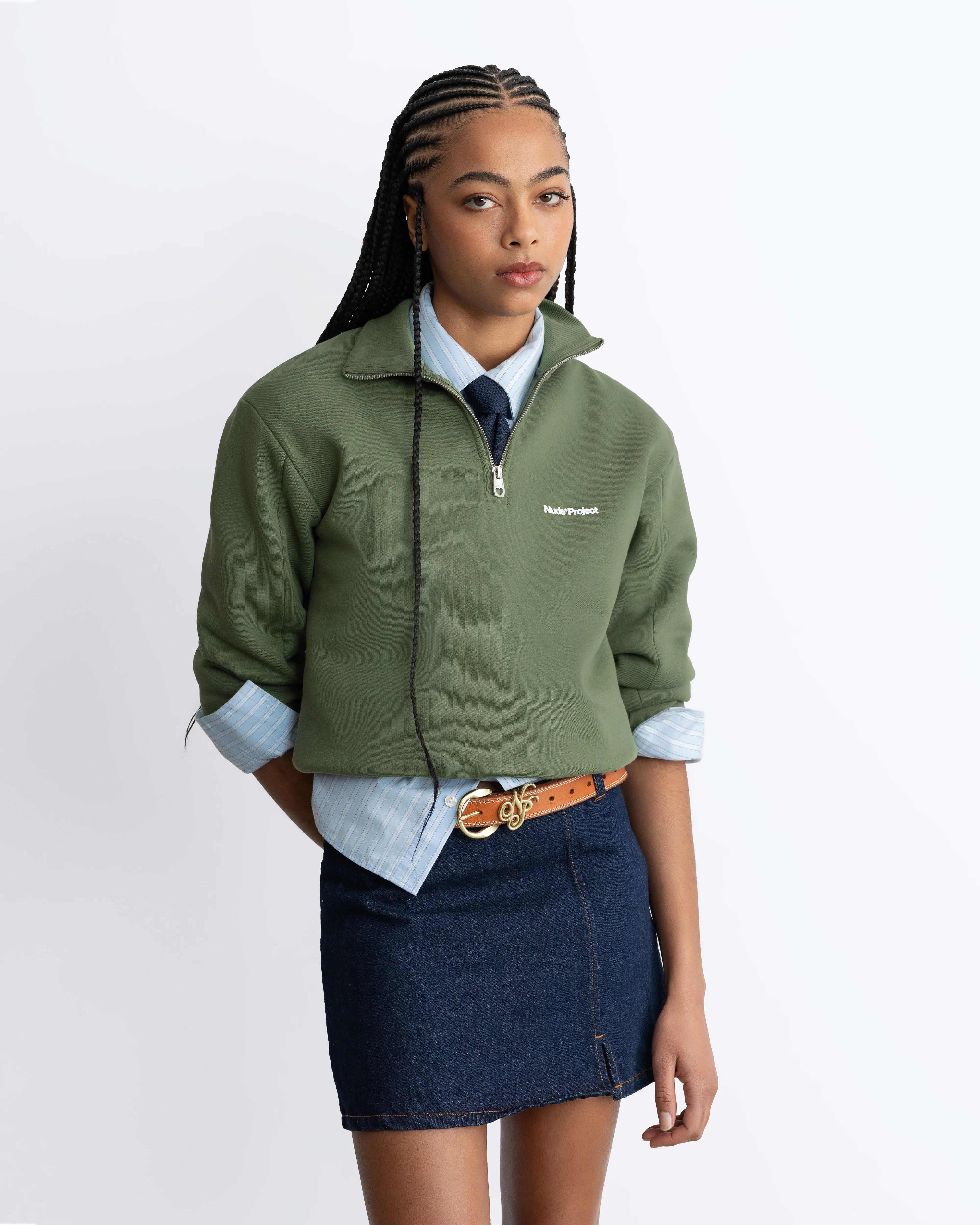 Origins Quarter-Zip Green
