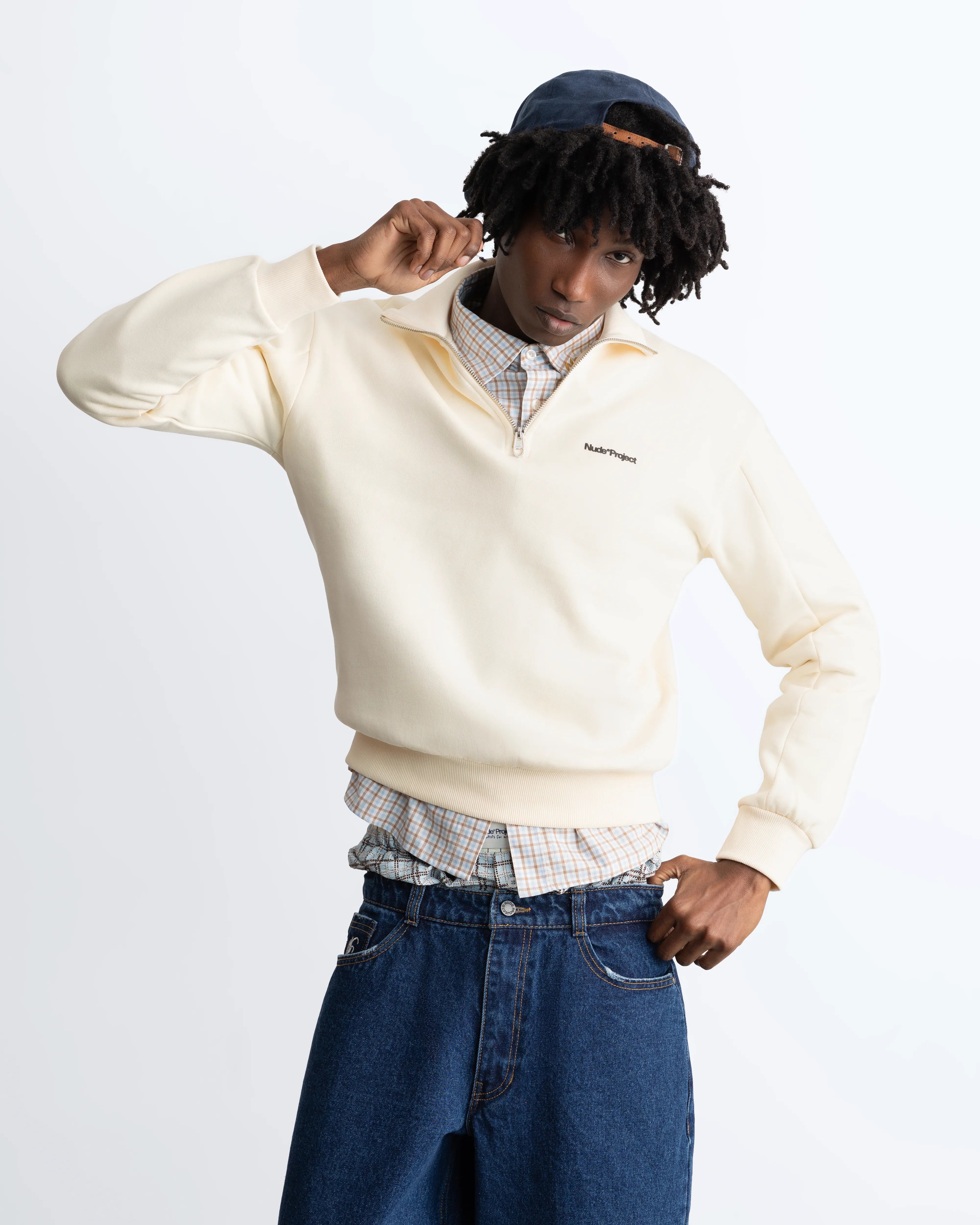 Origins Quarter-Zip Marshmallow