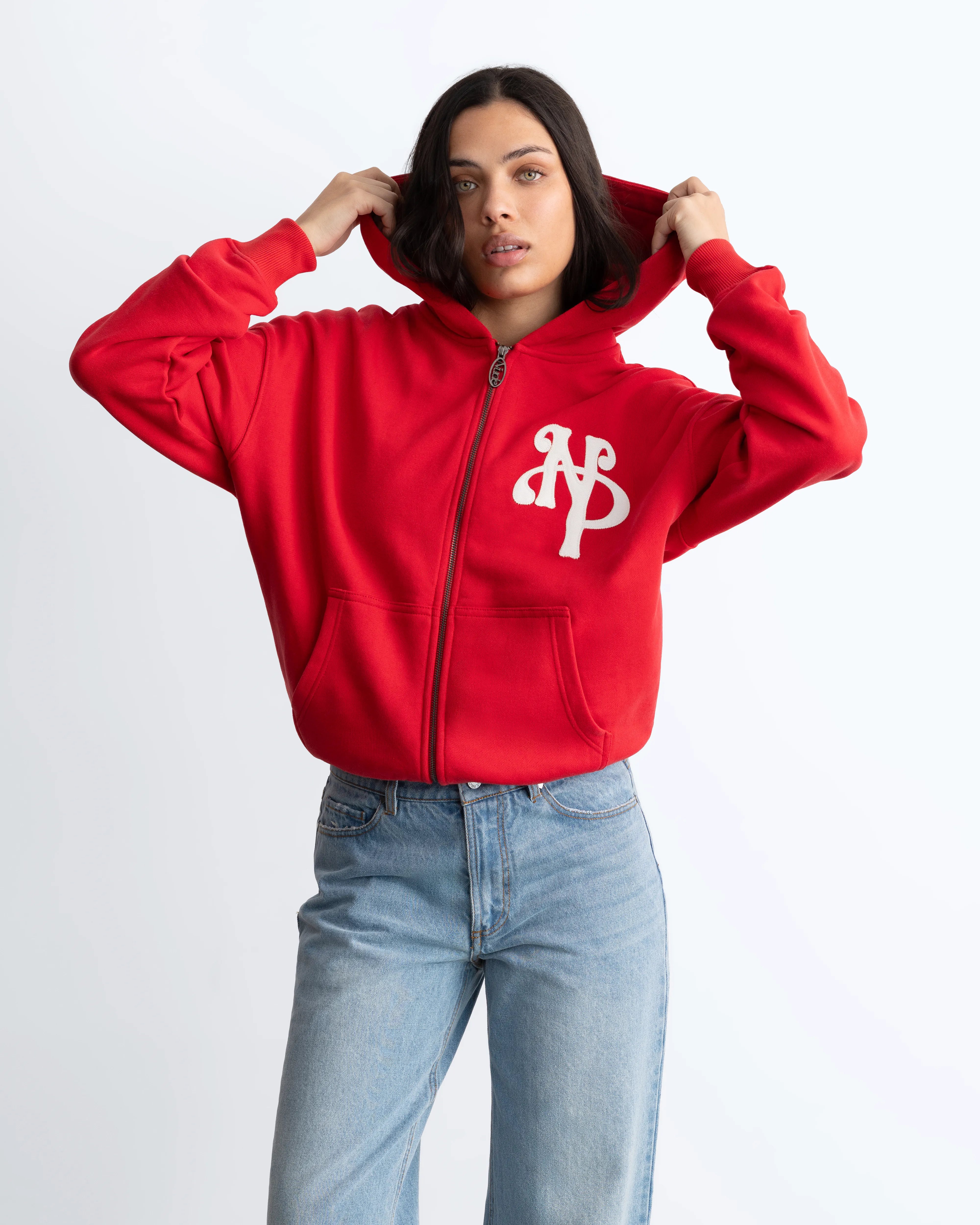 Kill Bill Zip-Up Hoodie Red