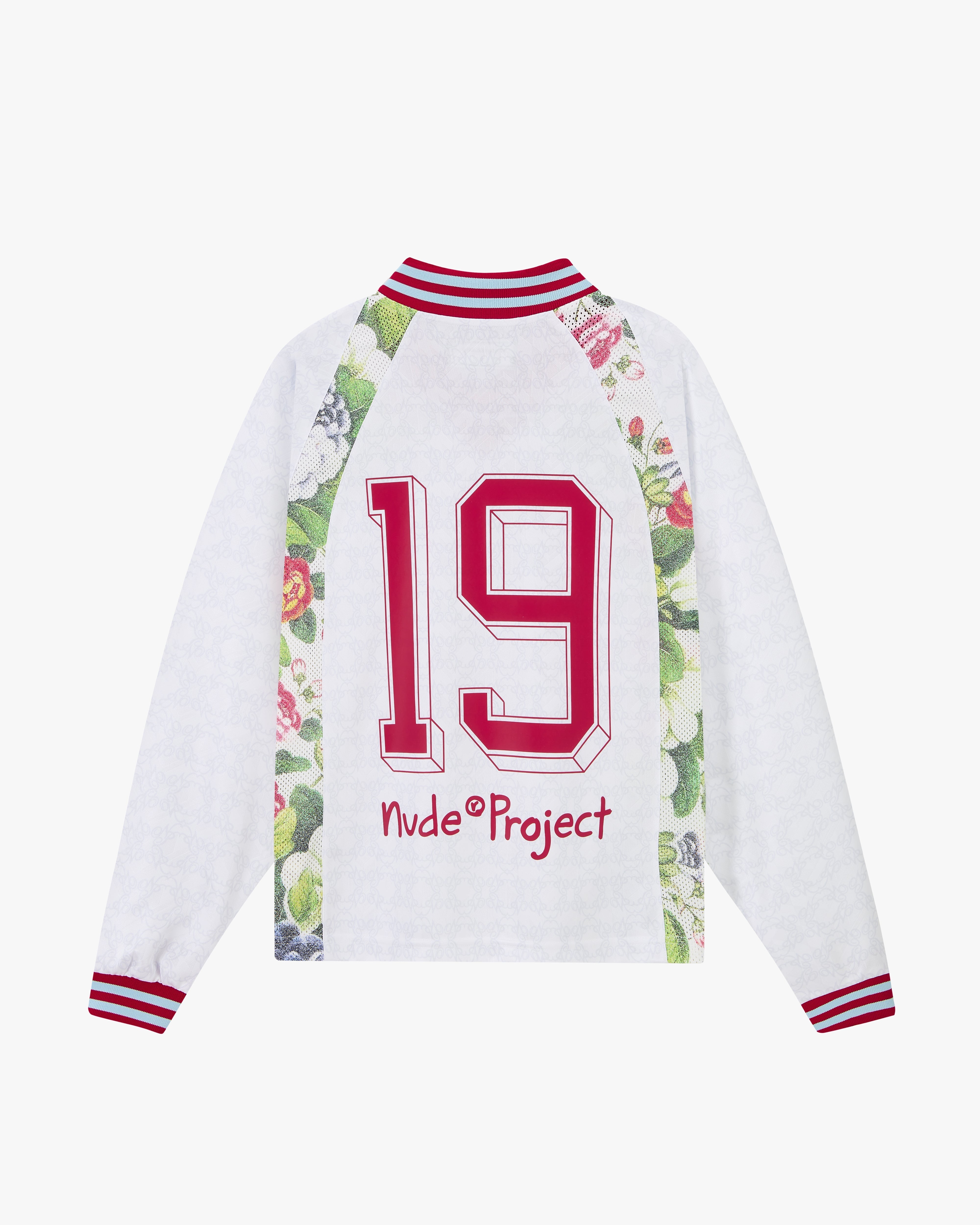 Blaze Football Long-Sleeve Tee White