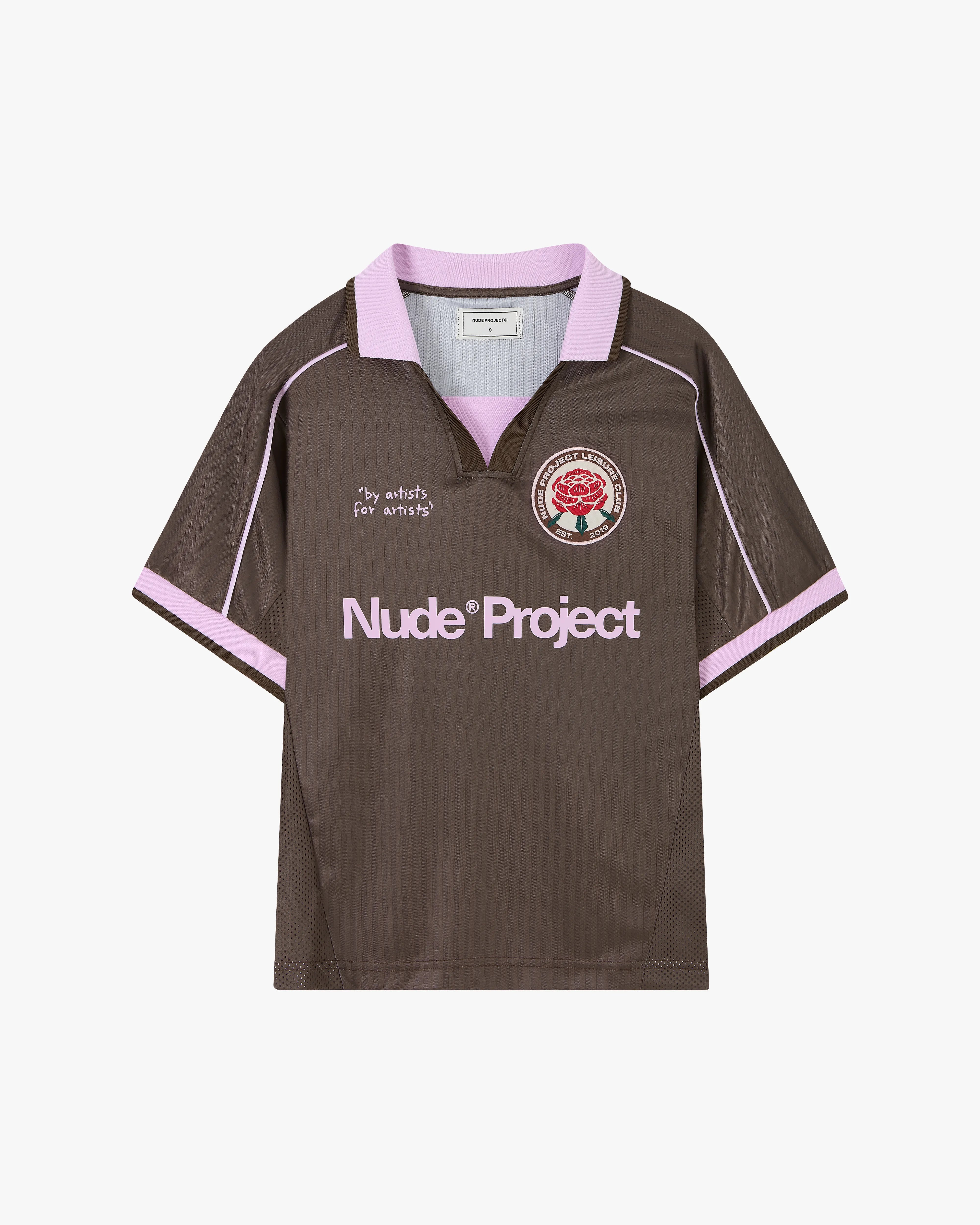 Basic Football Tee Brown