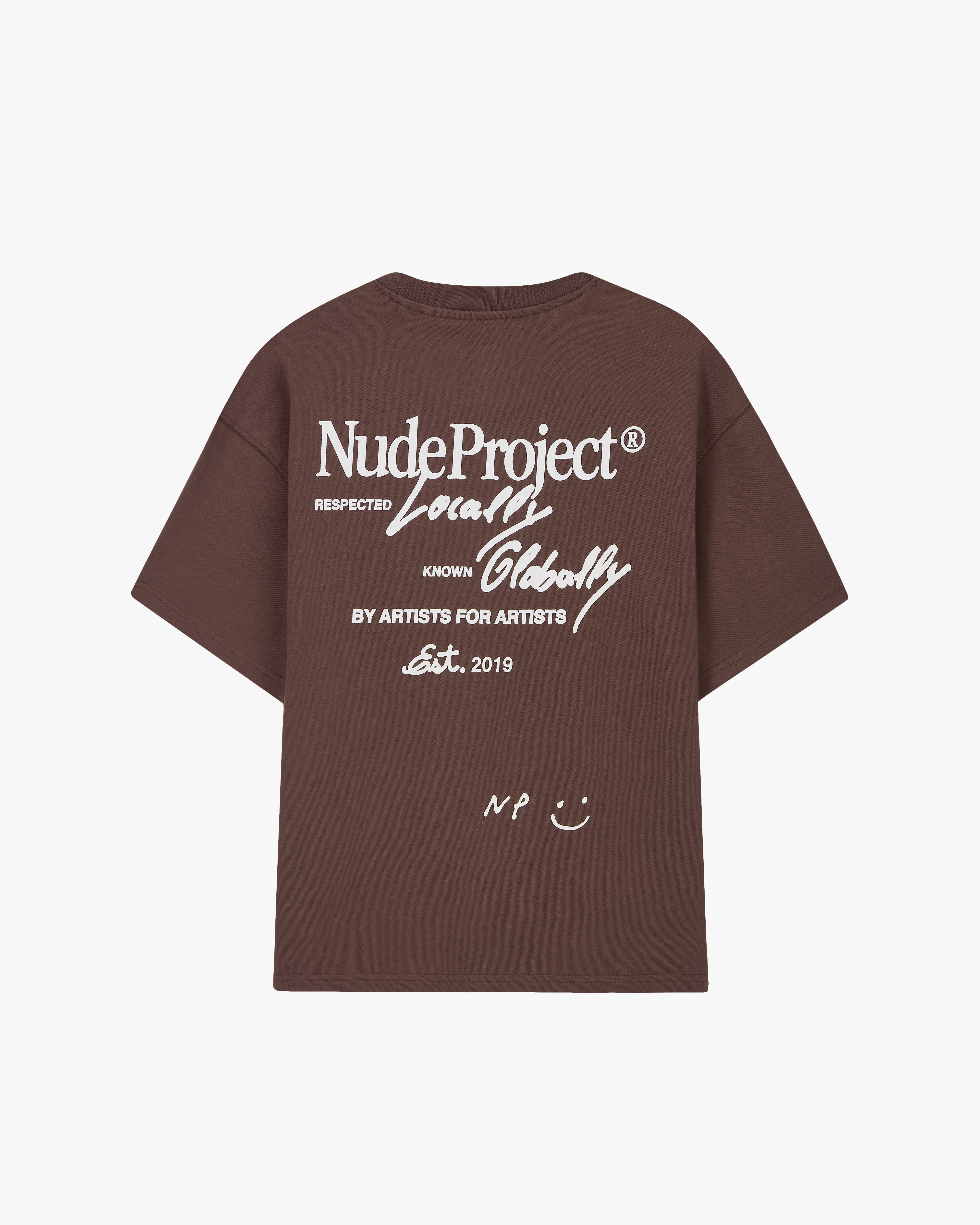 Global Soon Tee Brown