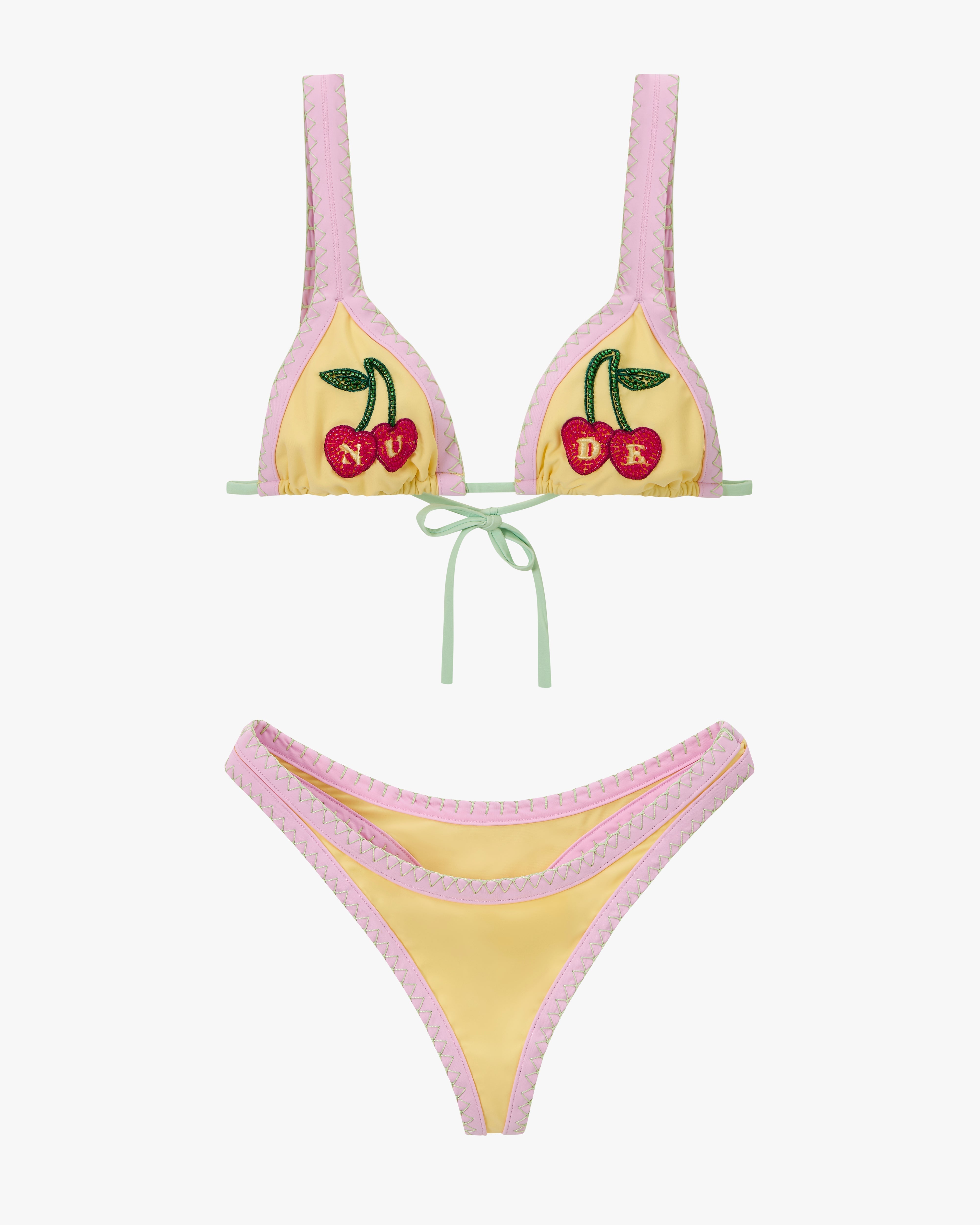 Coralite Bikini Top Yellow