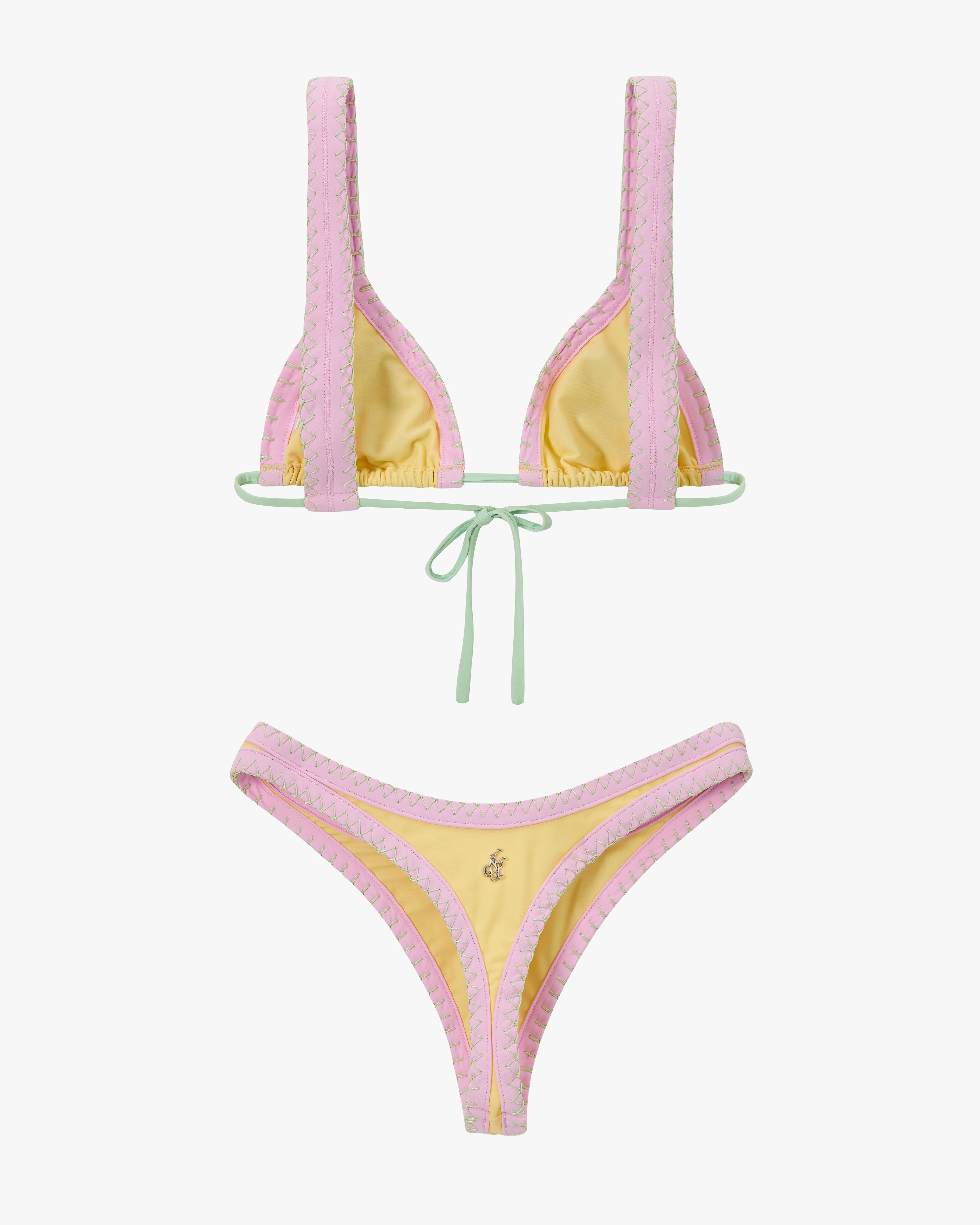 Coralite Bikini Top Yellow
