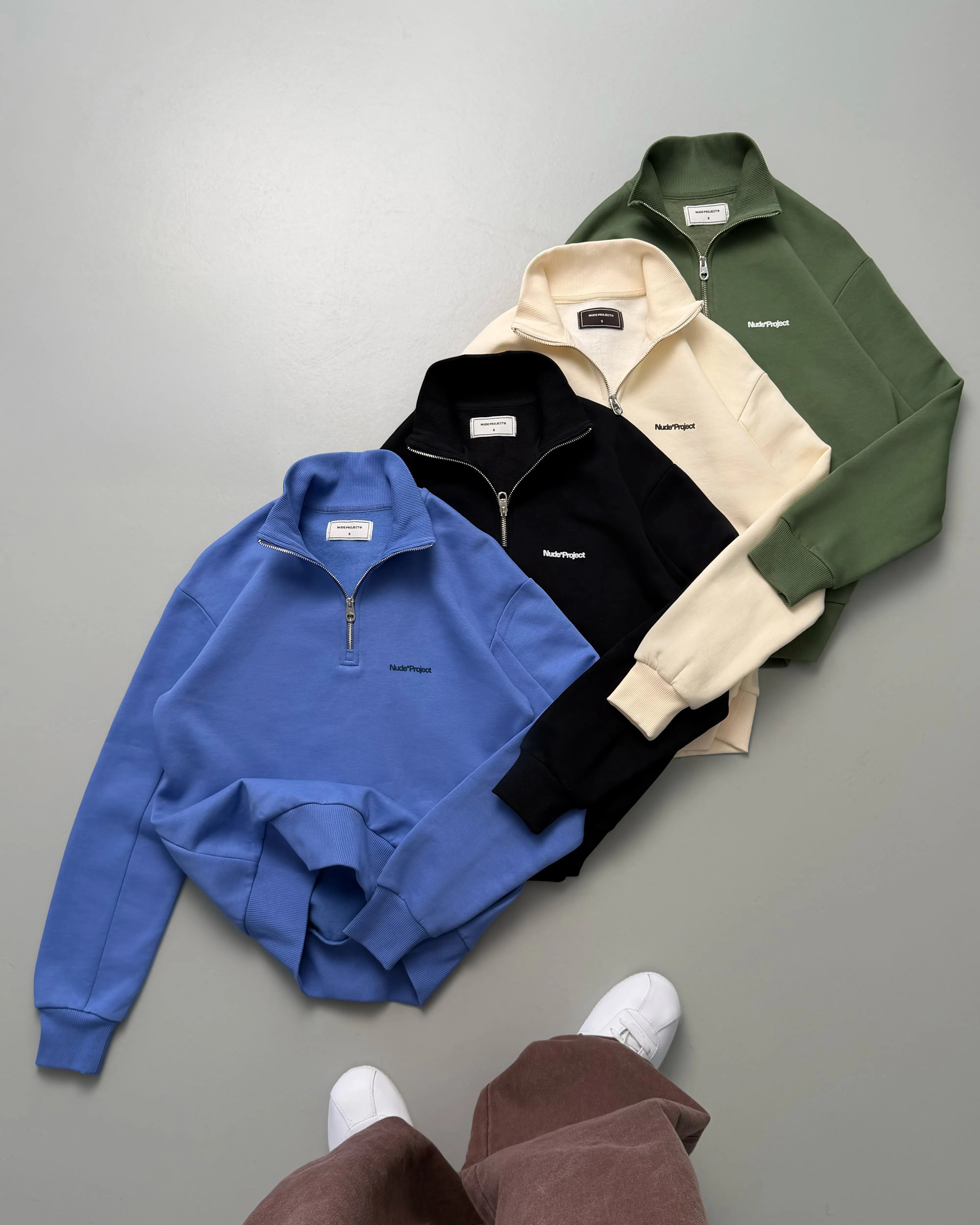 Origins Quarter-Zip Marshmallow
