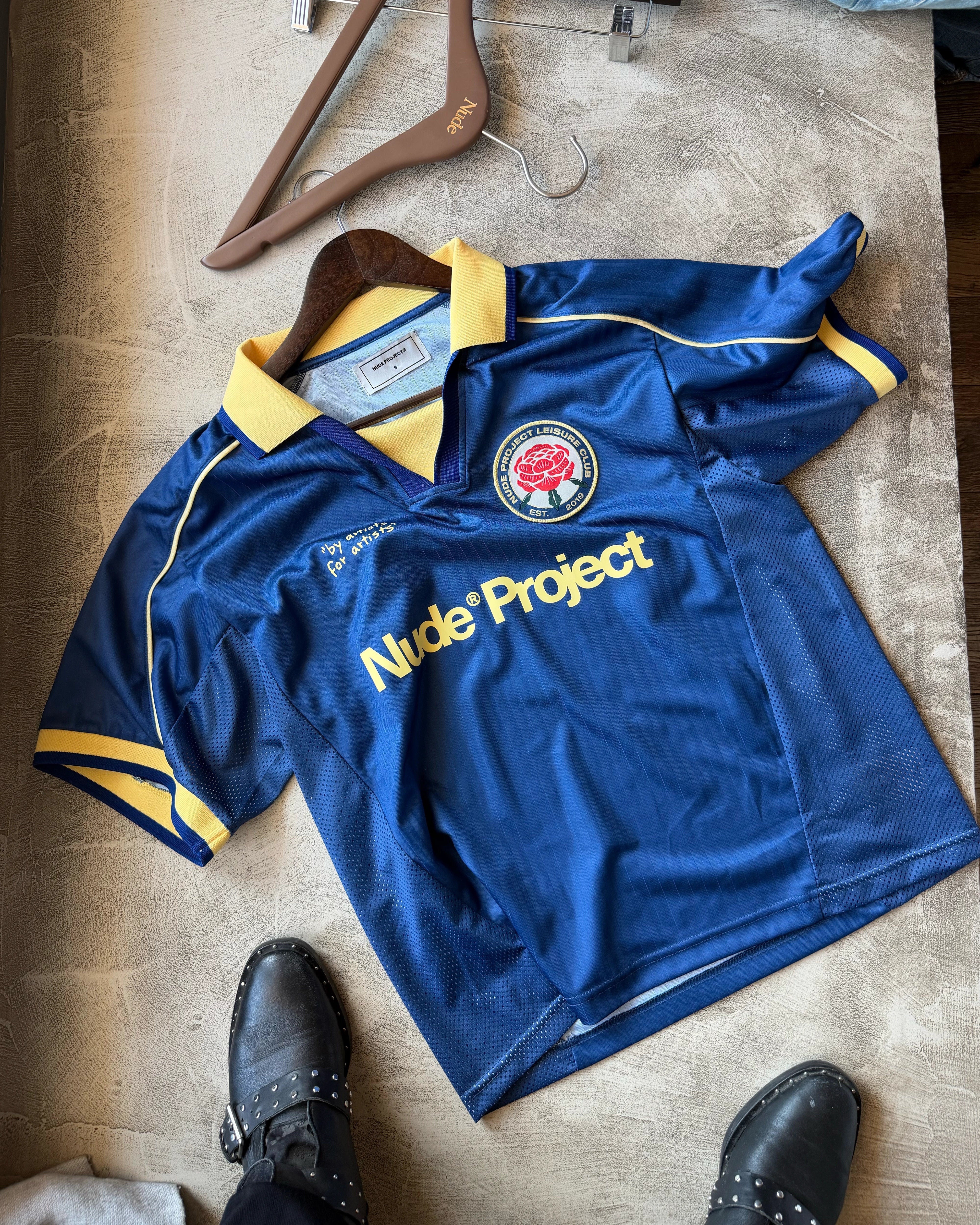Basic Football Tee Navy