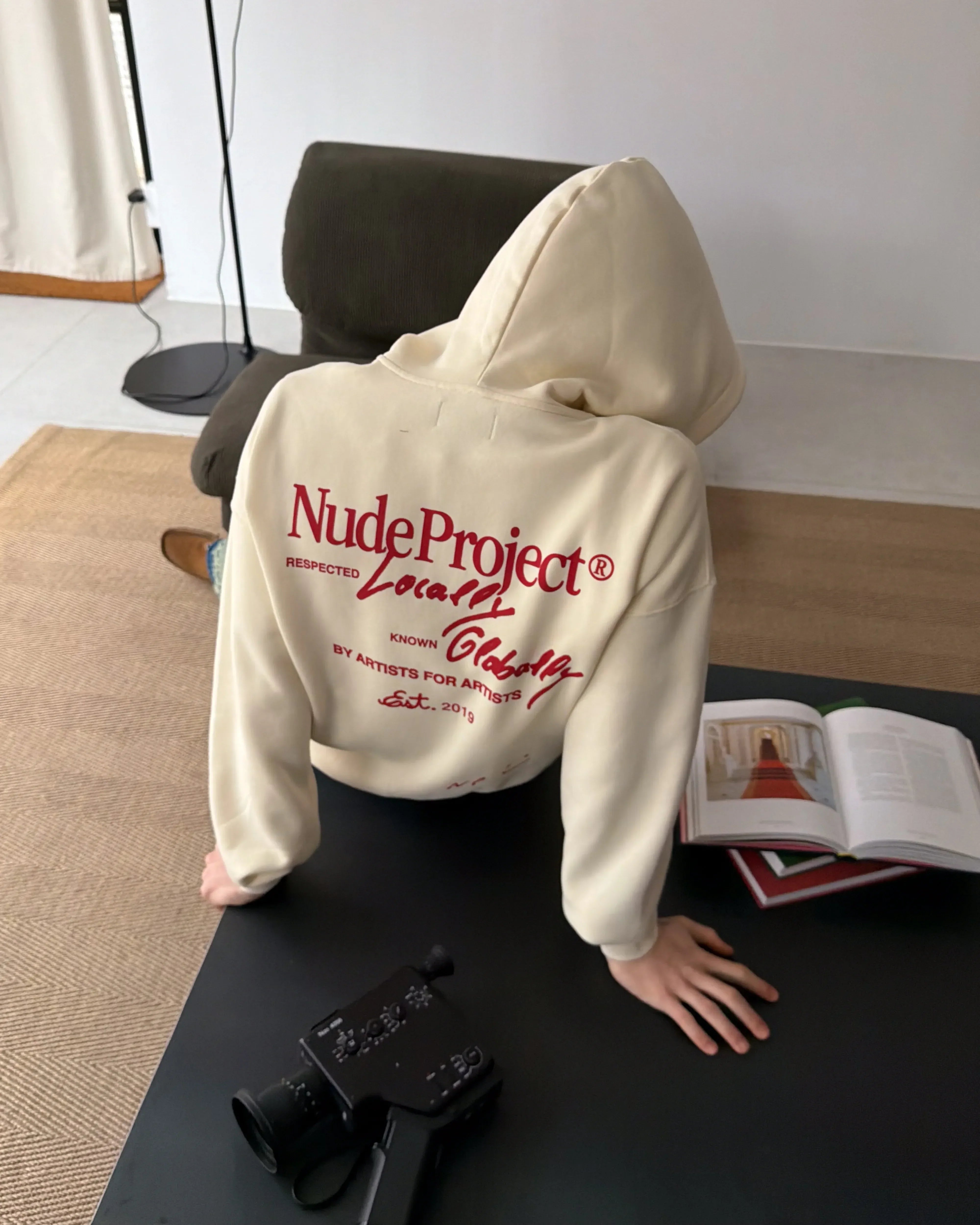 Global Soon Zip-Up Hoodie Marshmallow