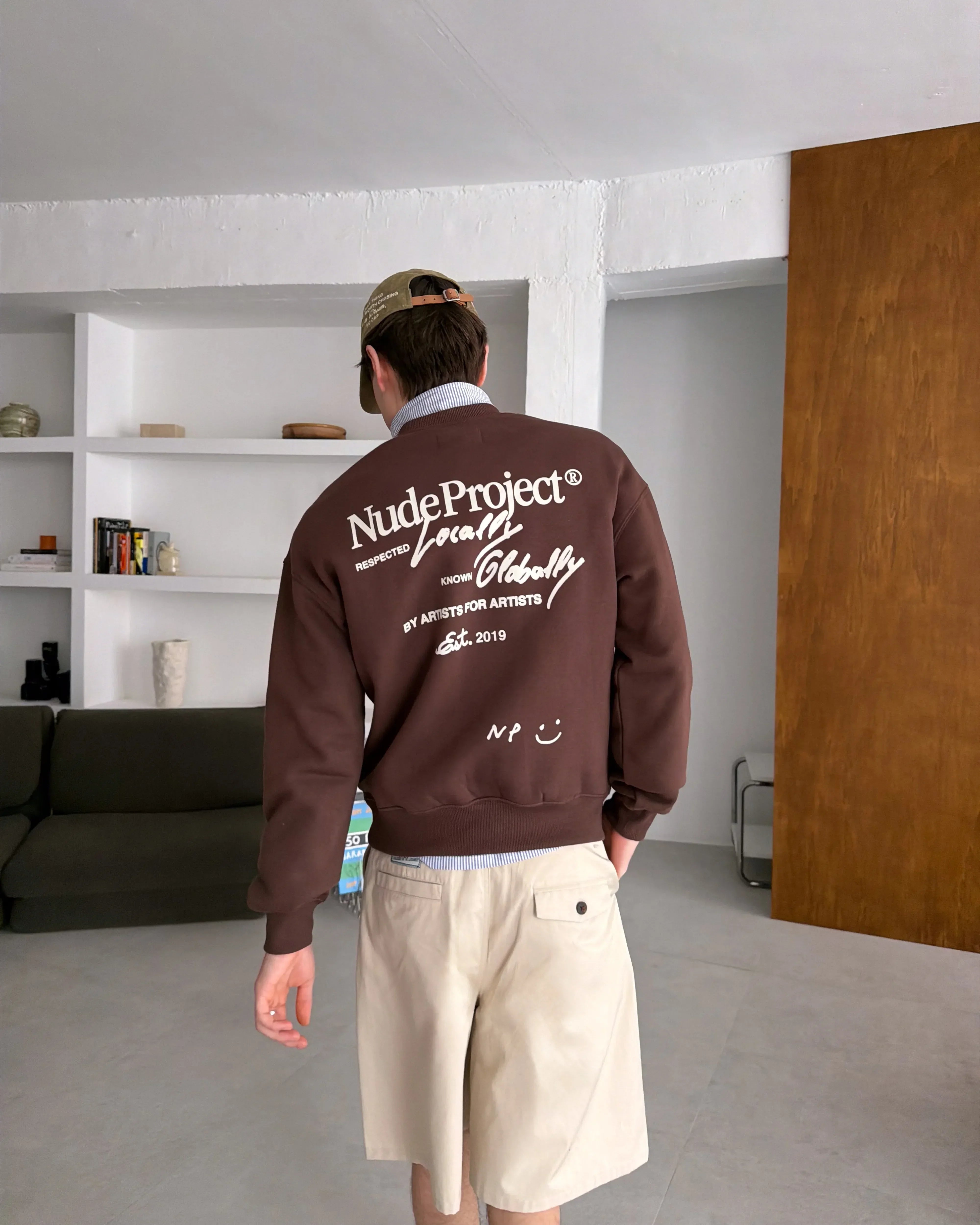 Global Soon Sweatshirt Brown