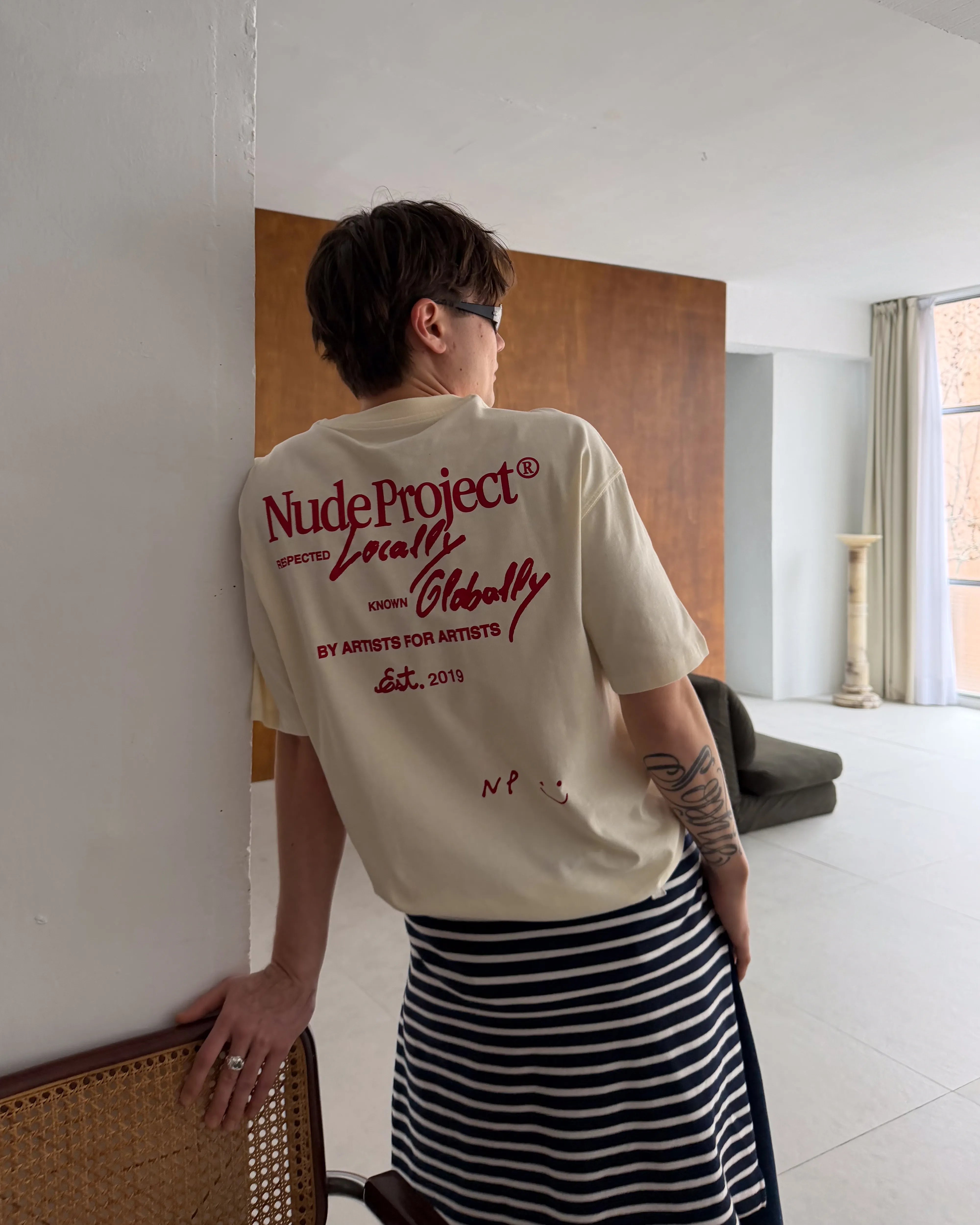 Global Soon Tee Marshmallow