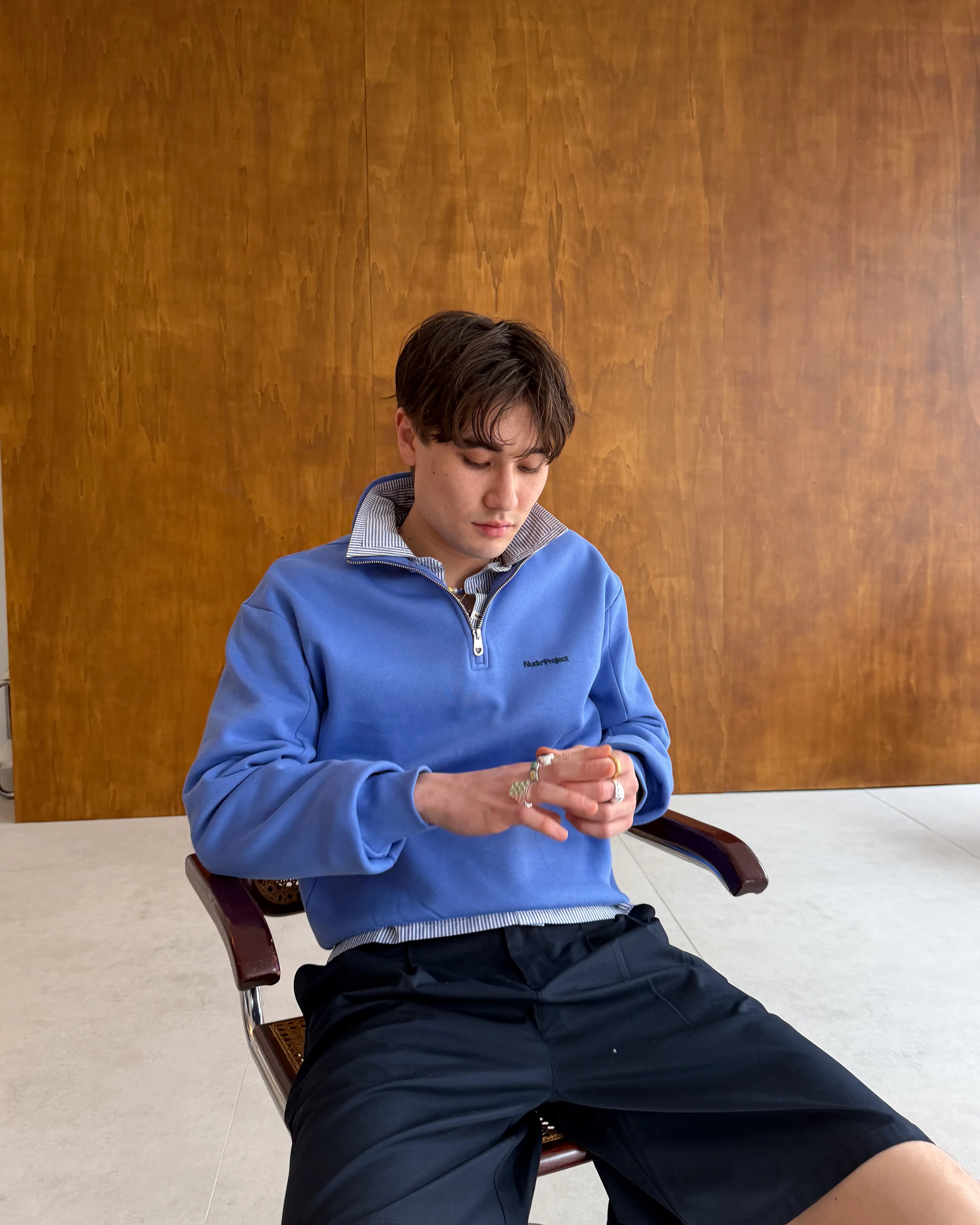 Origins Quarter-Zip Blue