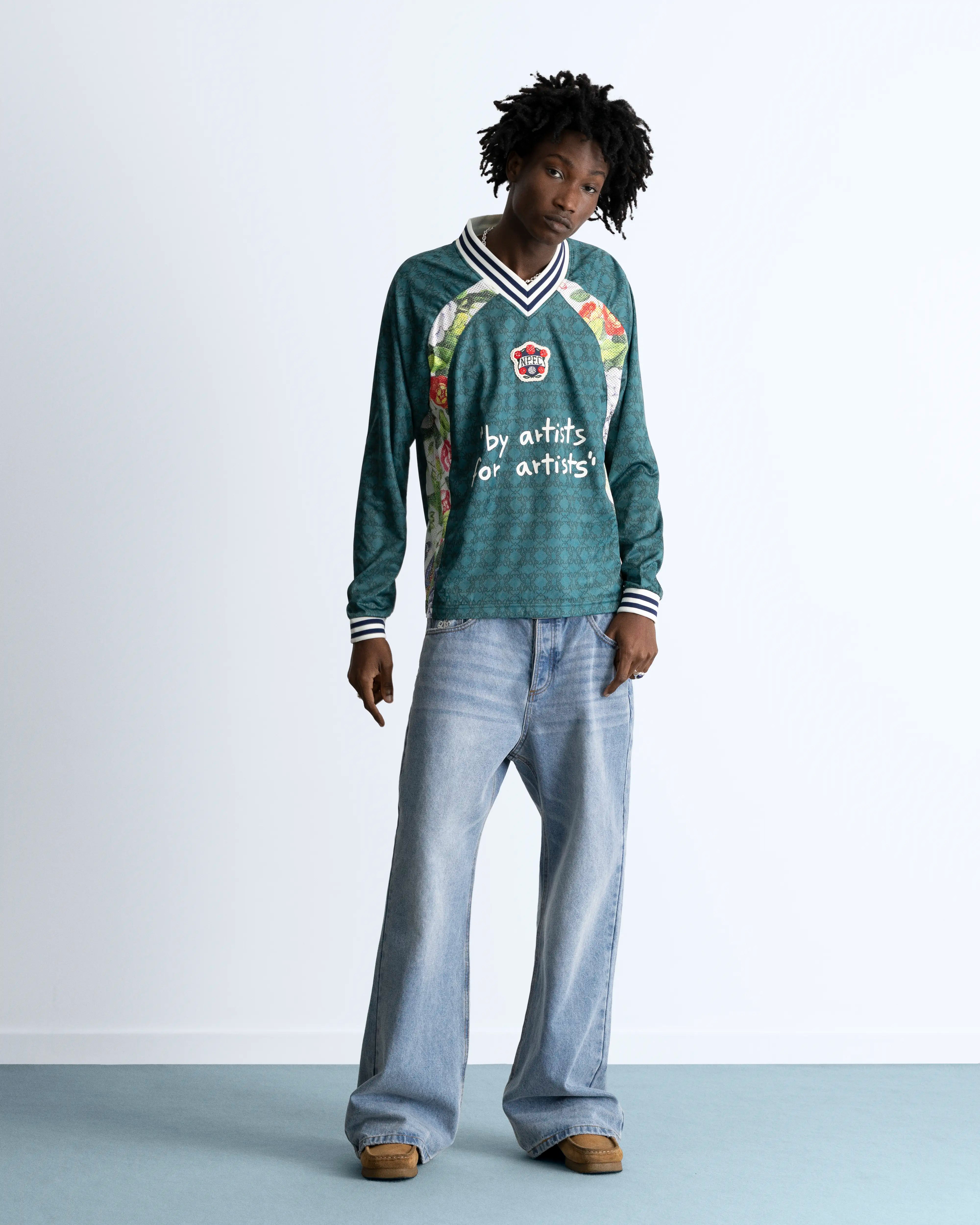 Blaze Football Long-Sleeve Tee Green