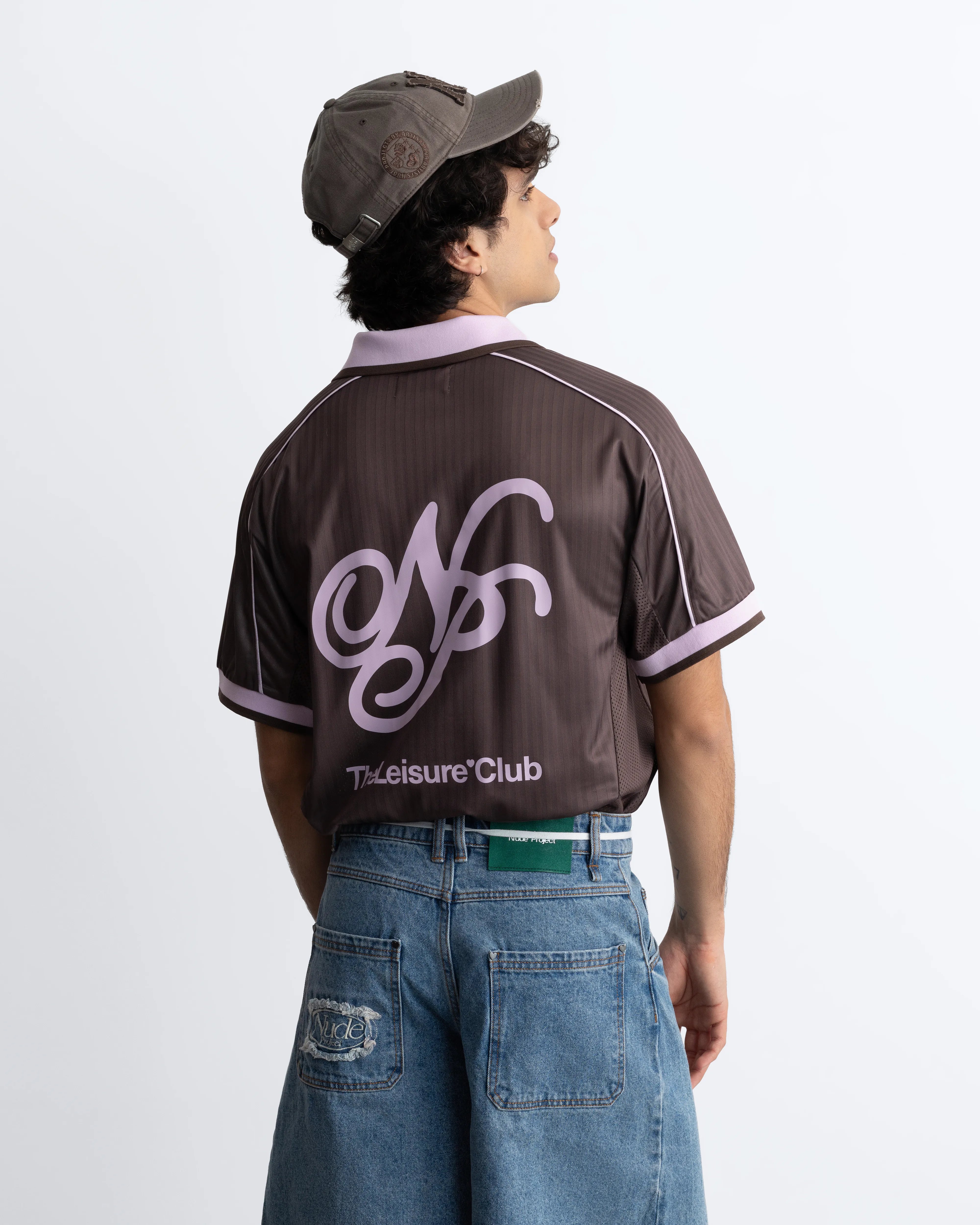 Basic Football Tee Brown