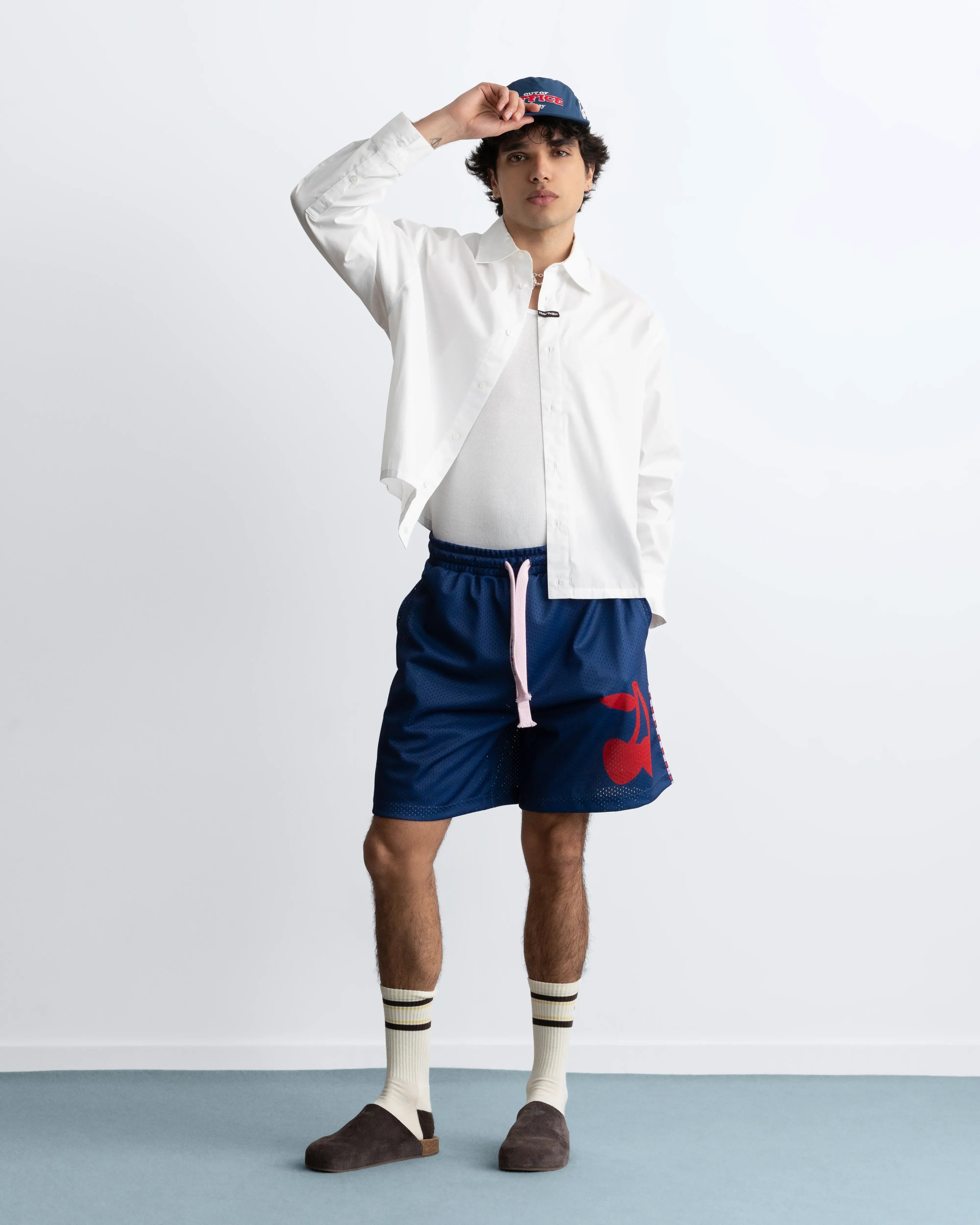 Basic Mesh Short Navy