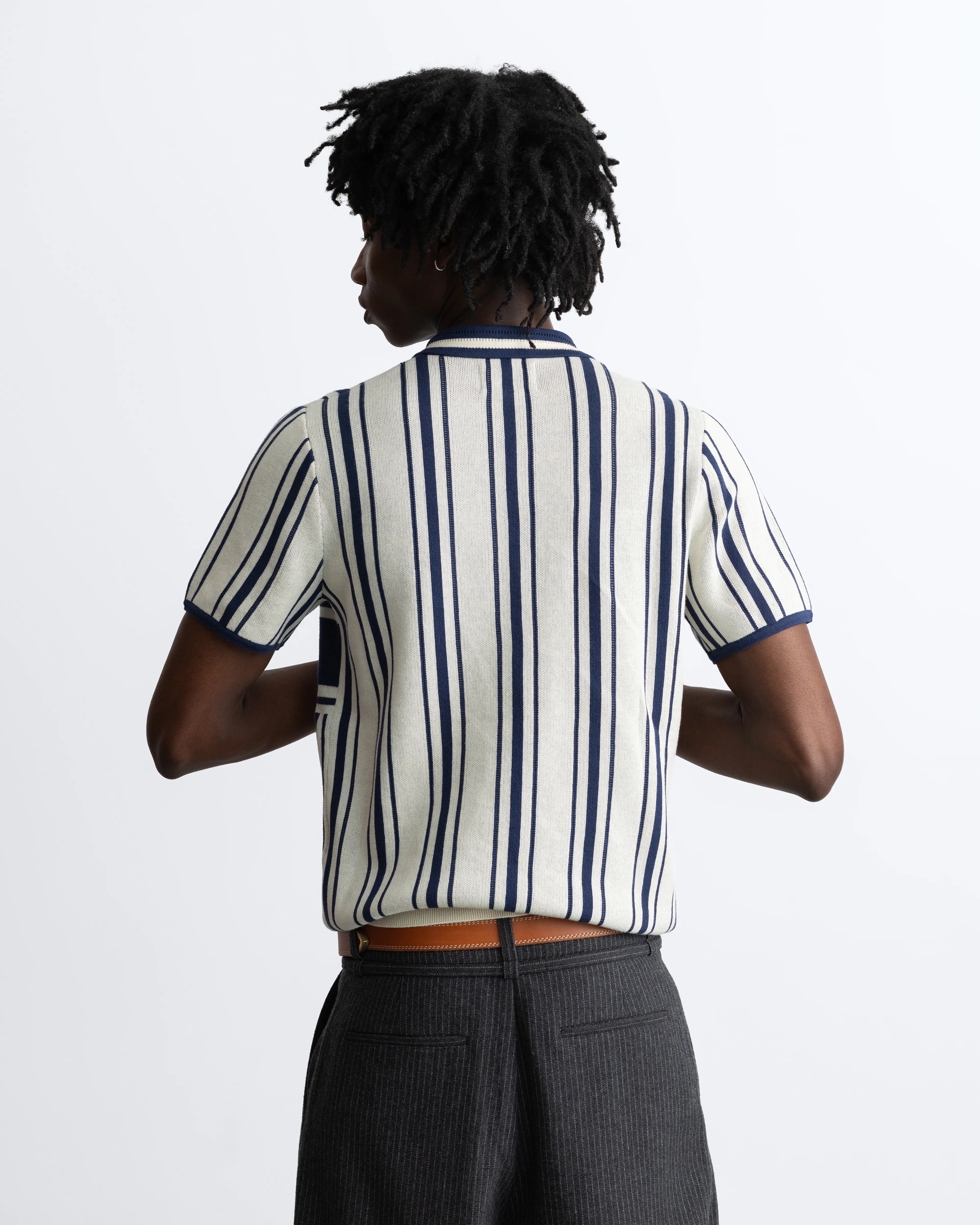 Pierluigi Football Knit Polo