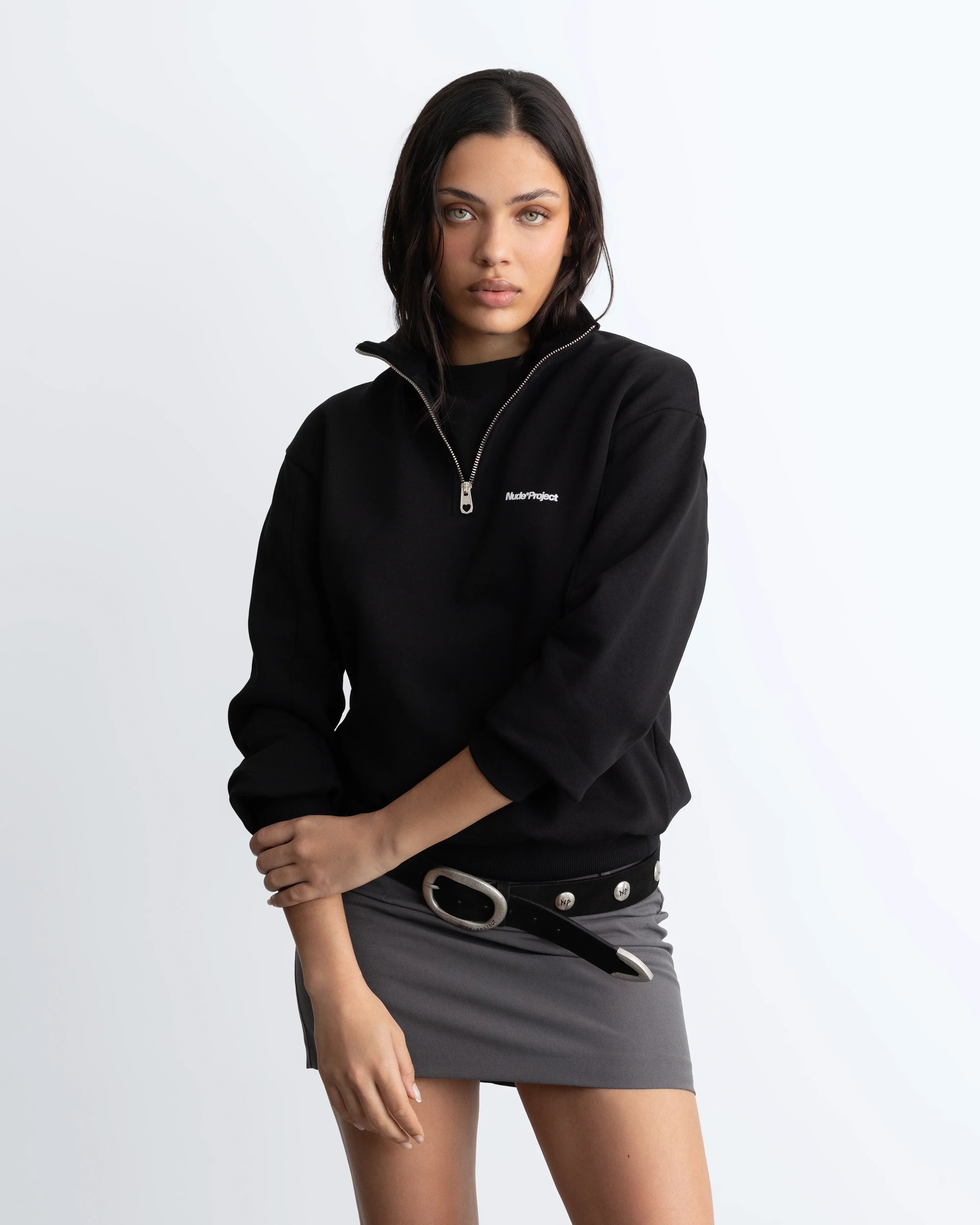 Origins Quarter-Zip Black