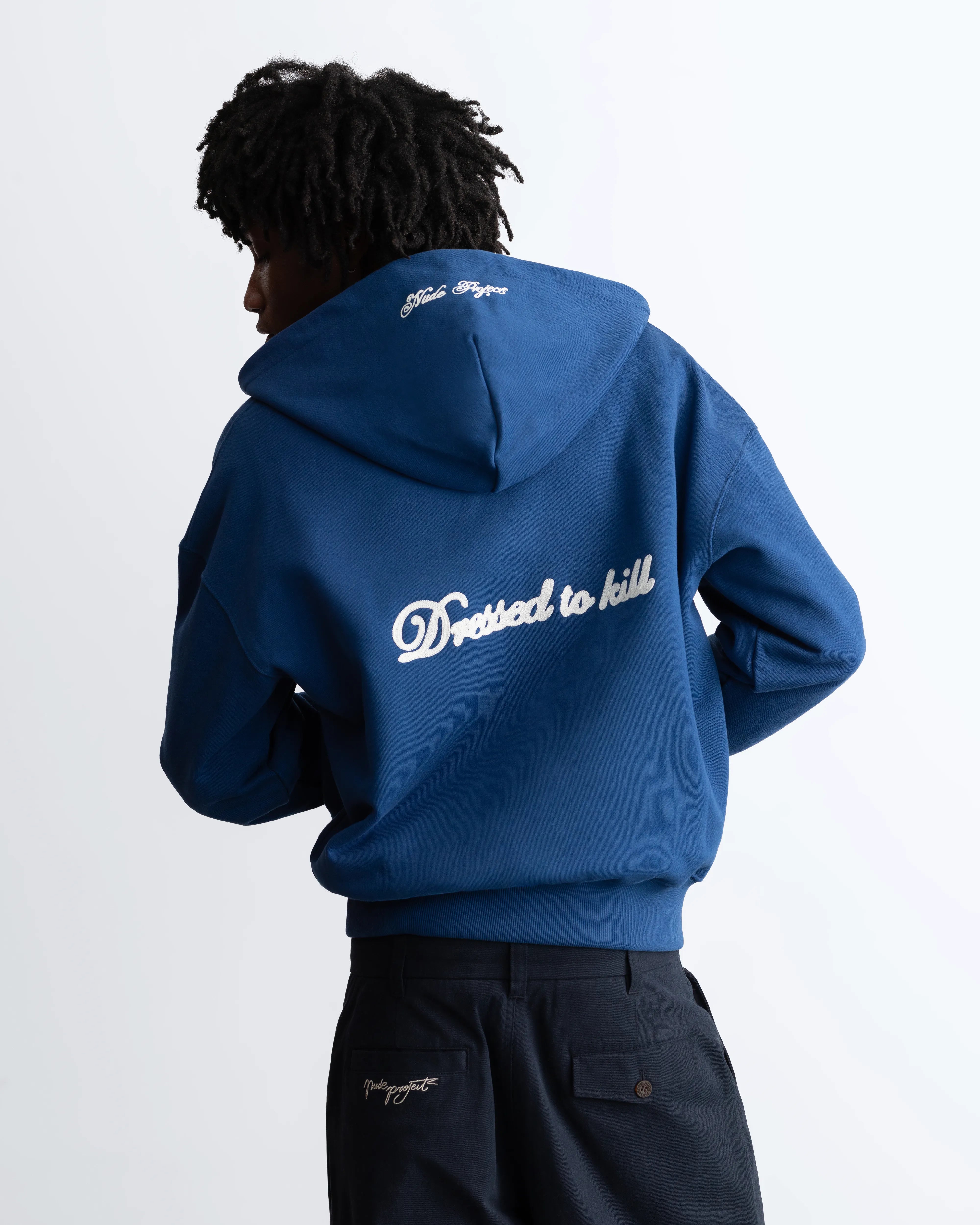 Kill Bill Zip-Up Hoodie Blue