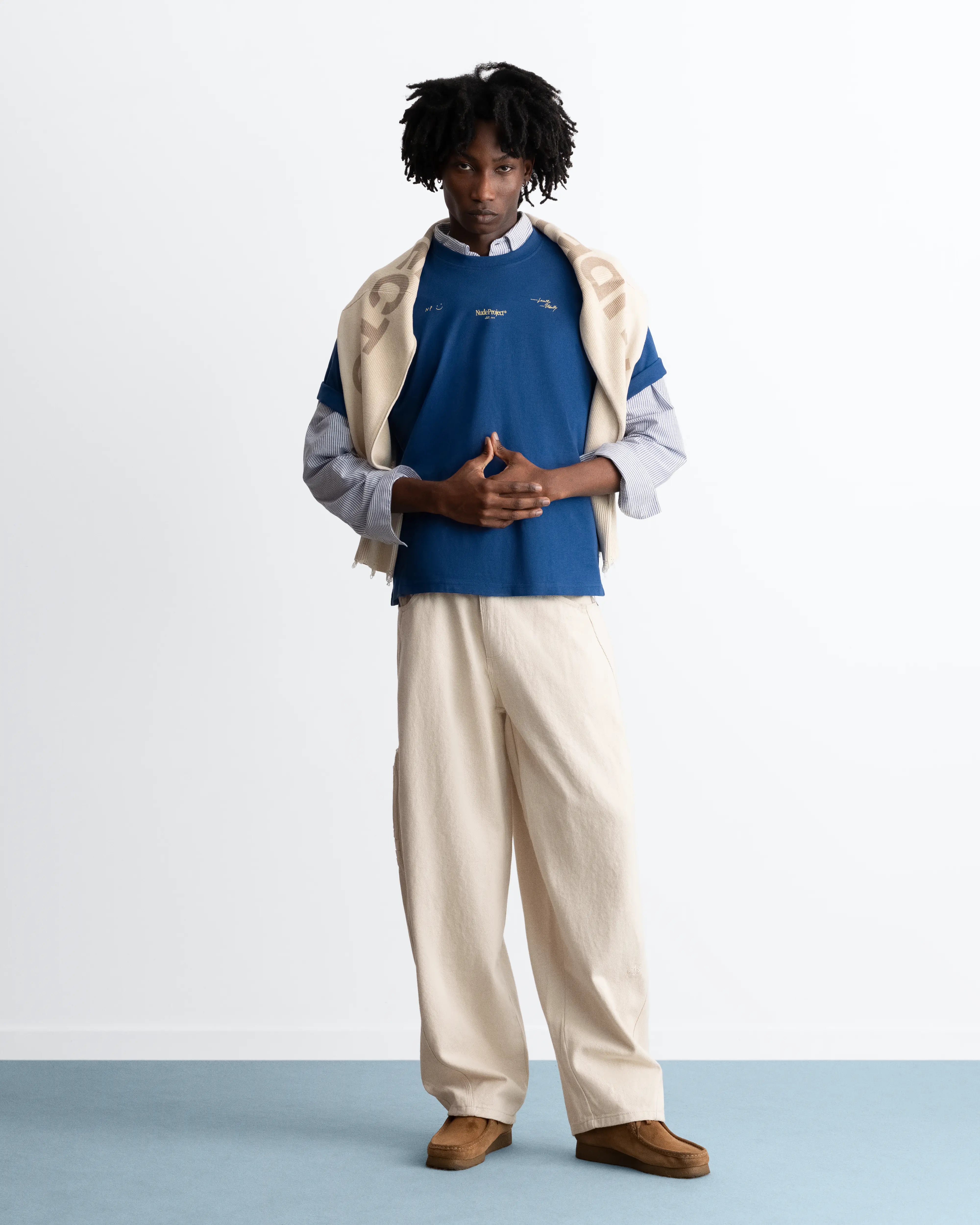 Global Soon Tee Blue