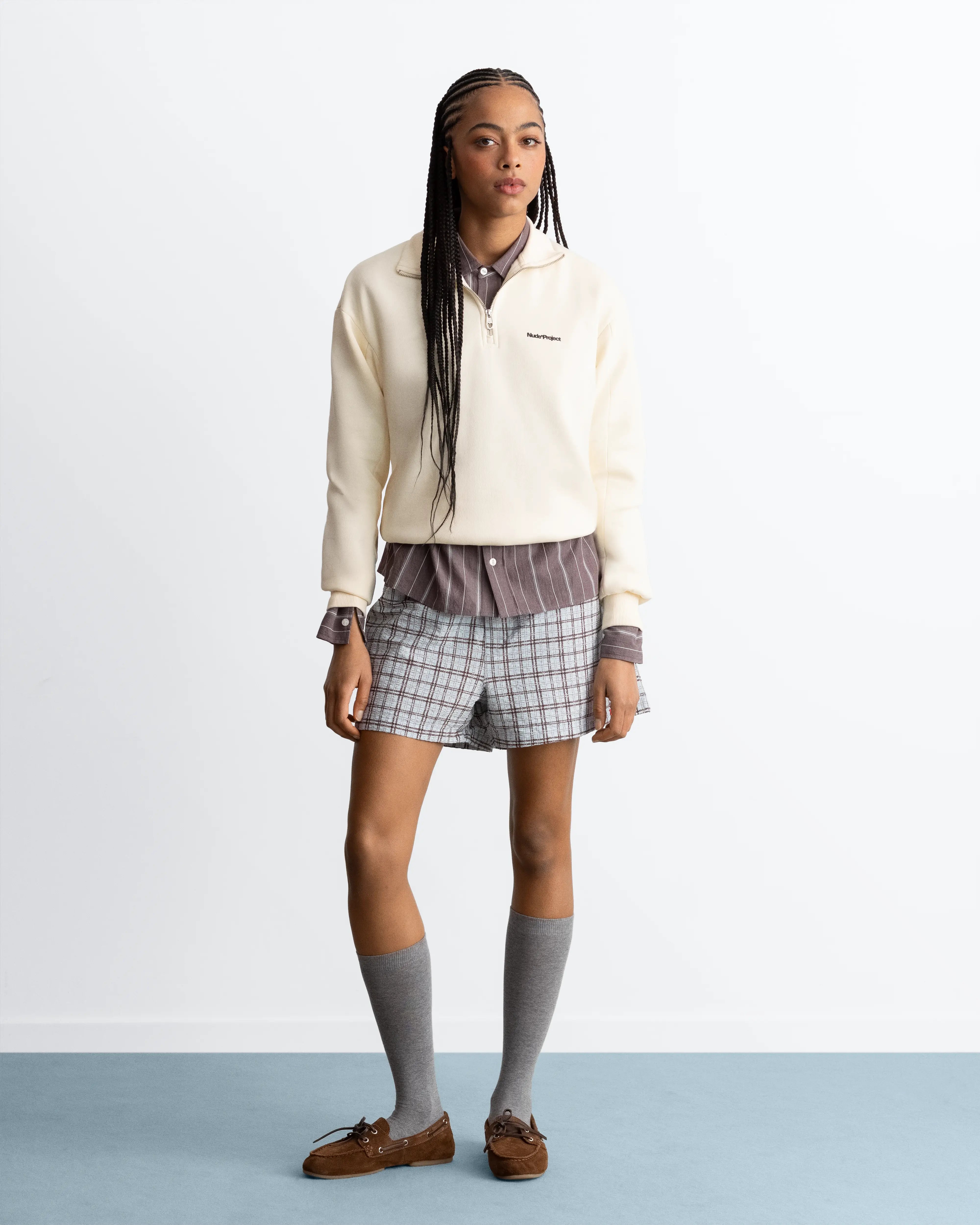 Origins Quarter-Zip Marshmallow