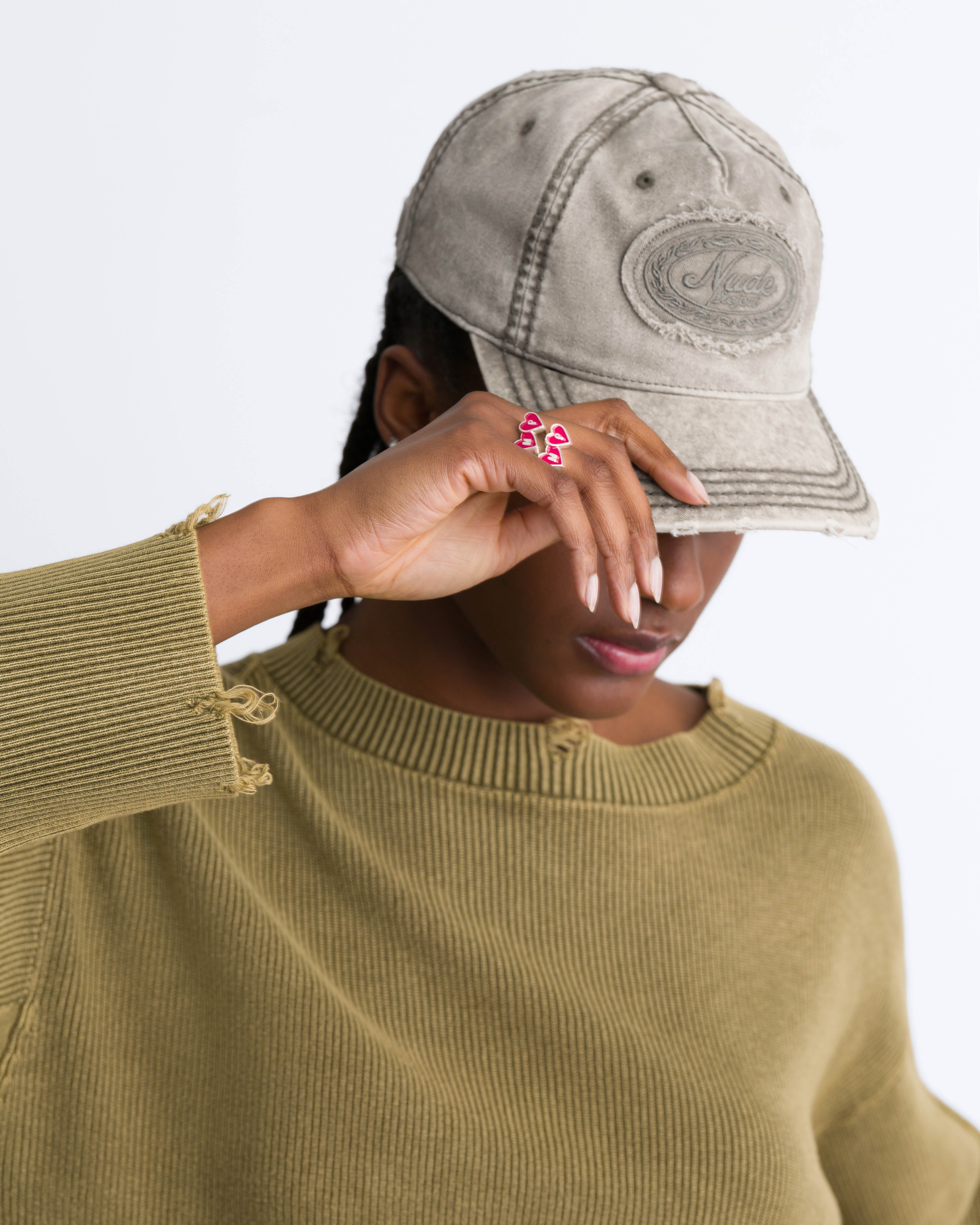 Laurel Denim Cap Olive
